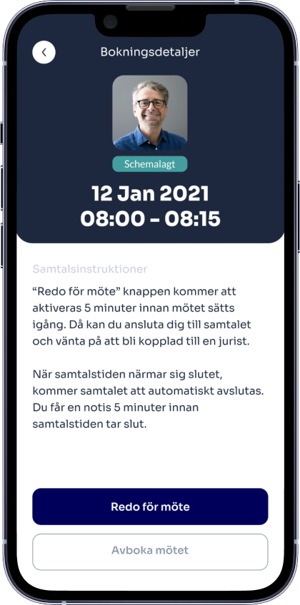 Connect to the video meeting